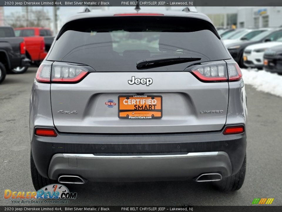 2020 Jeep Cherokee Limited 4x4 Billet Silver Metallic / Black Photo #19