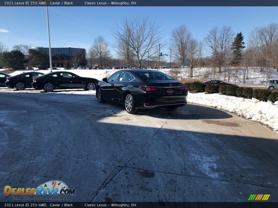 2021 Lexus ES 250 AWD Caviar / Black Photo #4