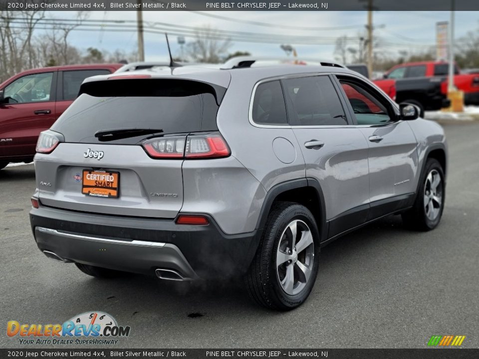 2020 Jeep Cherokee Limited 4x4 Billet Silver Metallic / Black Photo #20