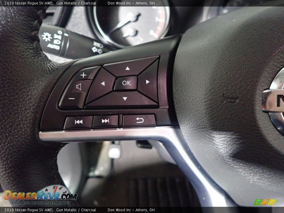 2019 Nissan Rogue SV AWD Gun Metallic / Charcoal Photo #28