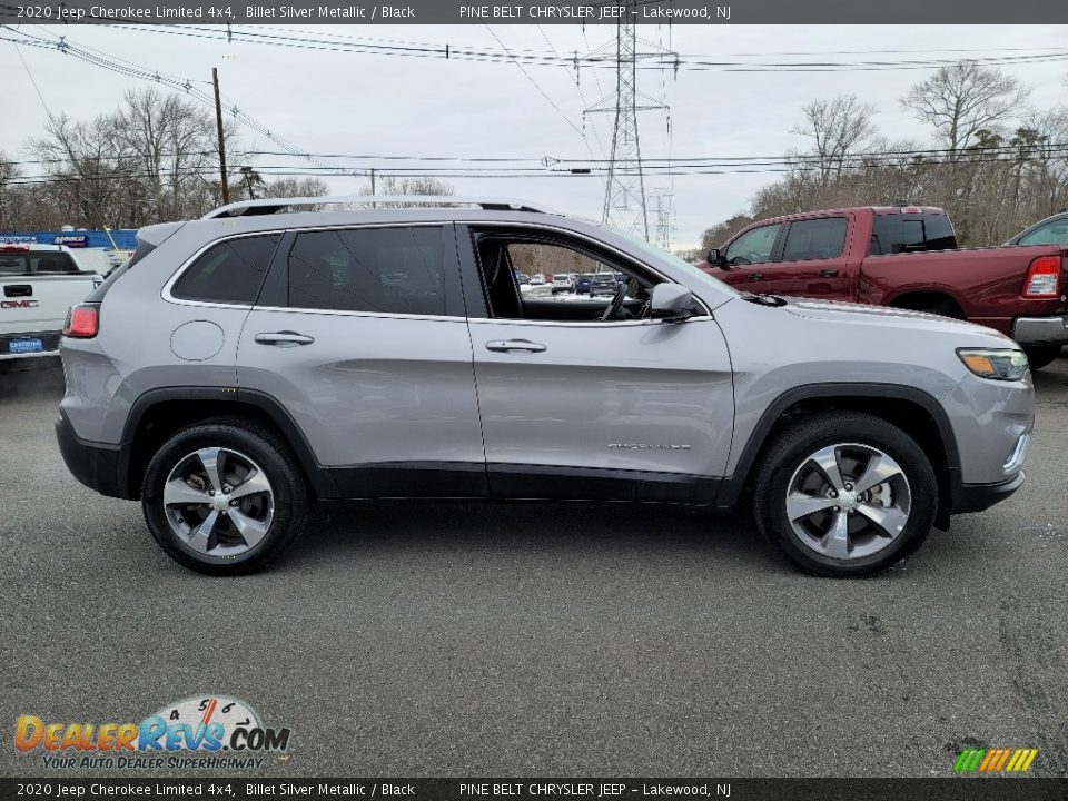 2020 Jeep Cherokee Limited 4x4 Billet Silver Metallic / Black Photo #21