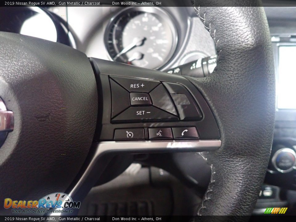 2019 Nissan Rogue SV AWD Gun Metallic / Charcoal Photo #29
