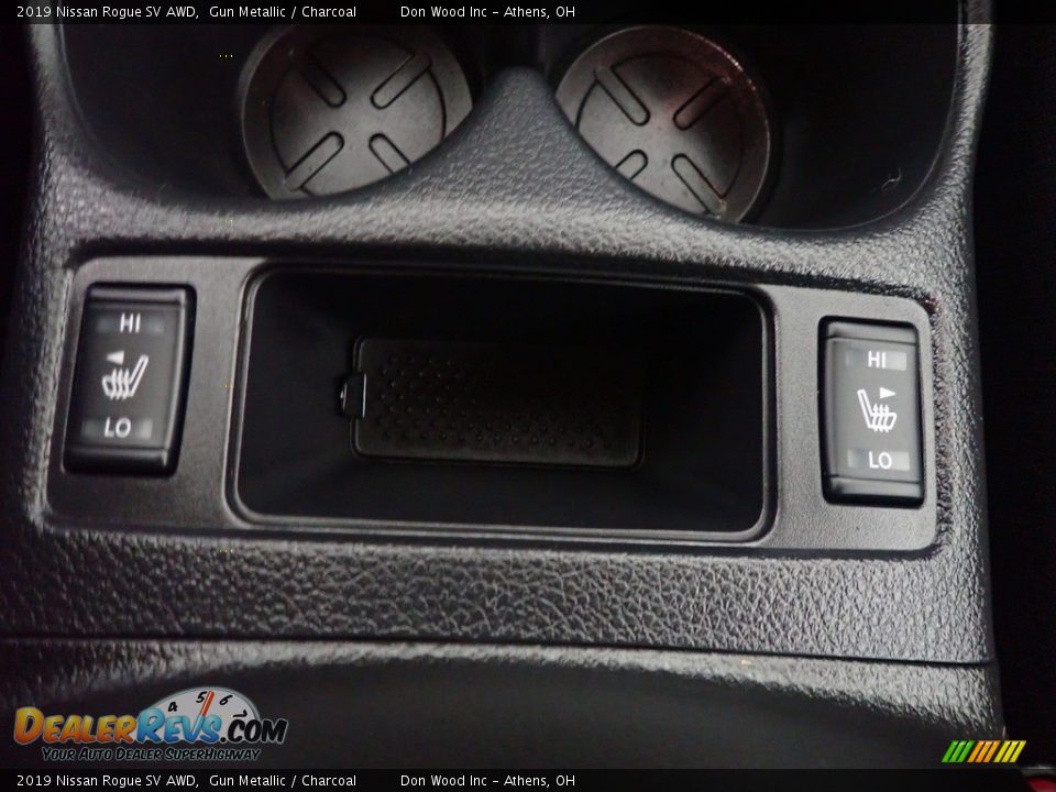 2019 Nissan Rogue SV AWD Gun Metallic / Charcoal Photo #32