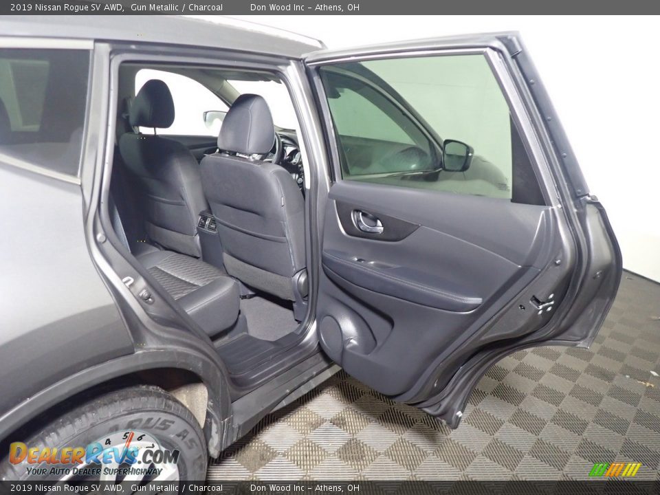 2019 Nissan Rogue SV AWD Gun Metallic / Charcoal Photo #36