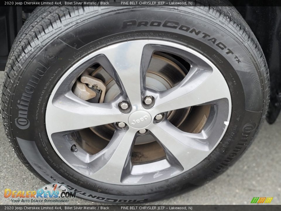 2020 Jeep Cherokee Limited 4x4 Billet Silver Metallic / Black Photo #28