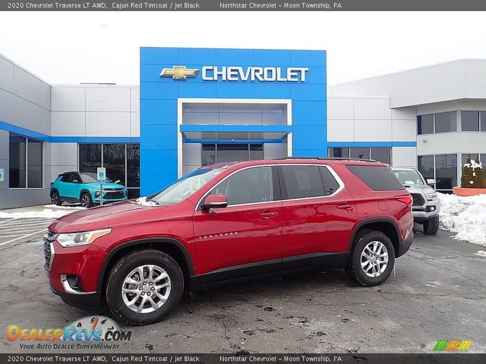 2020 Chevrolet Traverse LT AWD Cajun Red Tintcoat / Jet Black Photo #1