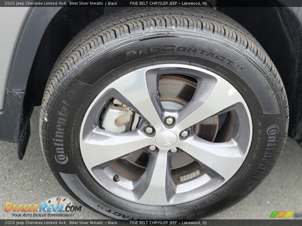 2020 Jeep Cherokee Limited 4x4 Billet Silver Metallic / Black Photo #33