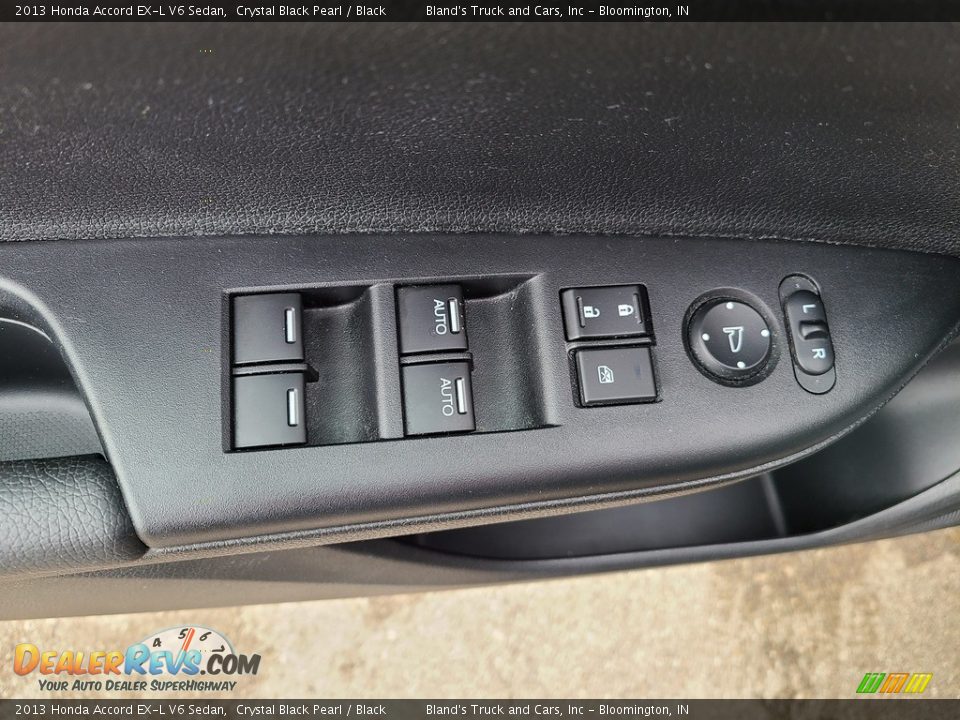 2013 Honda Accord EX-L V6 Sedan Crystal Black Pearl / Black Photo #5