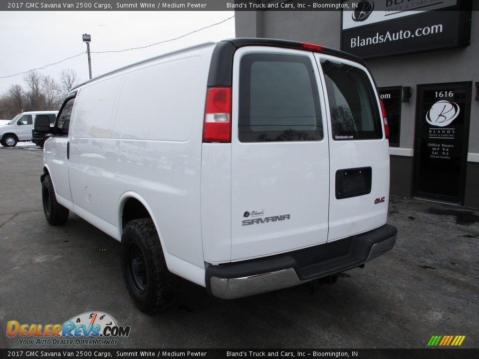 2017 GMC Savana Van 2500 Cargo Summit White / Medium Pewter Photo #3