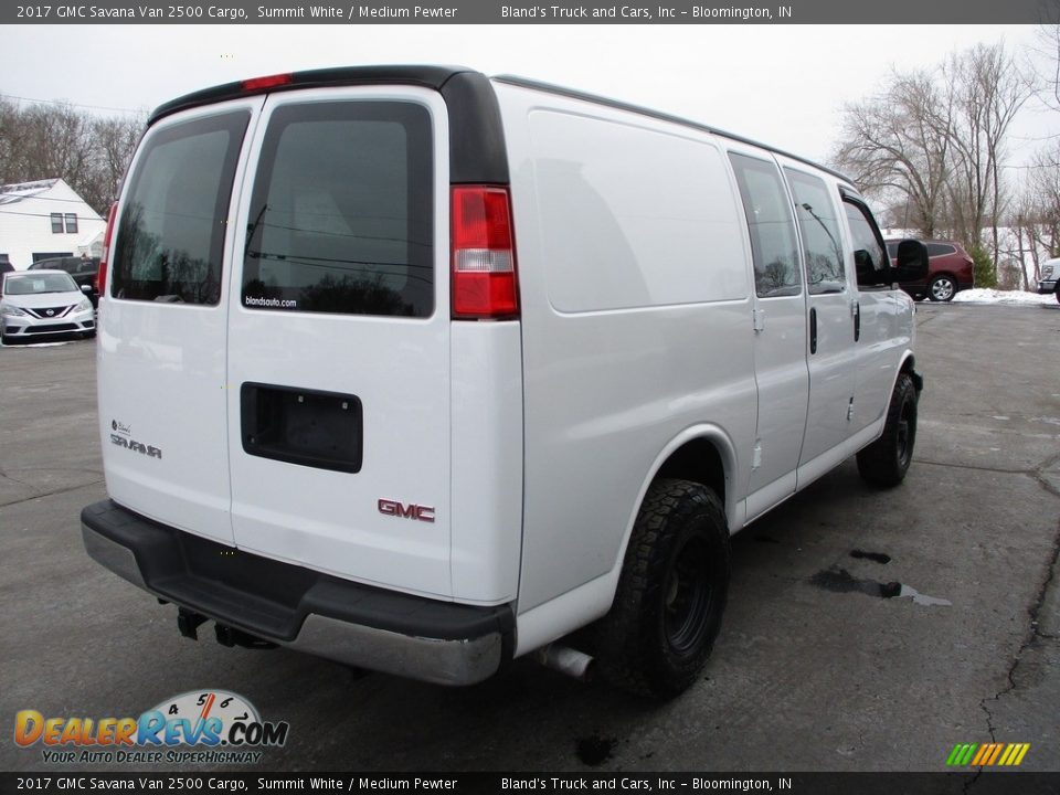 2017 GMC Savana Van 2500 Cargo Summit White / Medium Pewter Photo #4