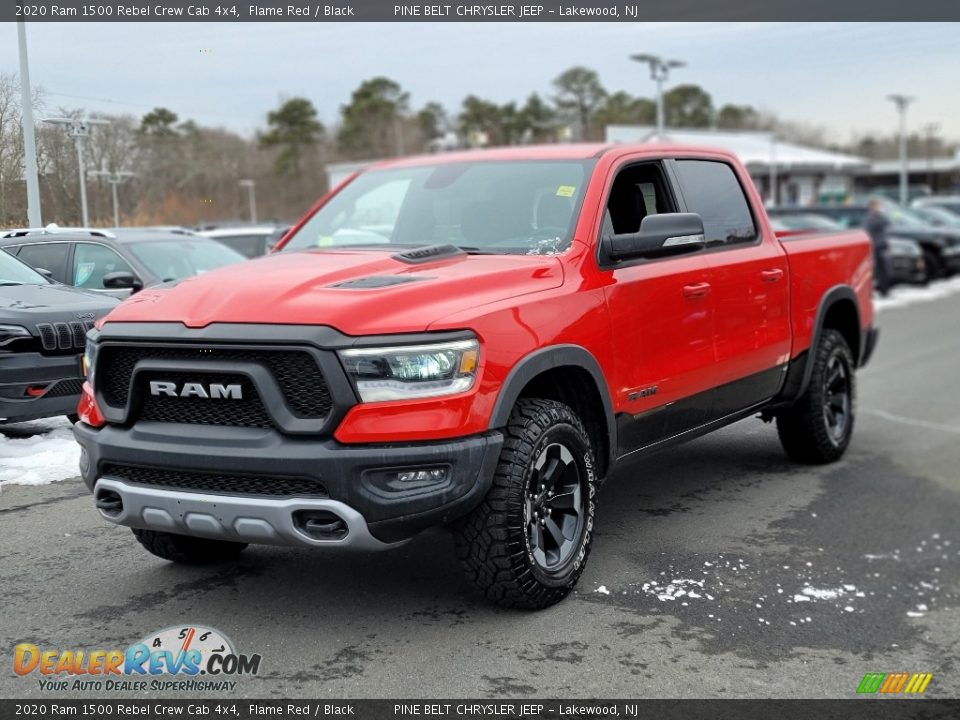 2020 Ram 1500 Rebel Crew Cab 4x4 Flame Red / Black Photo #13