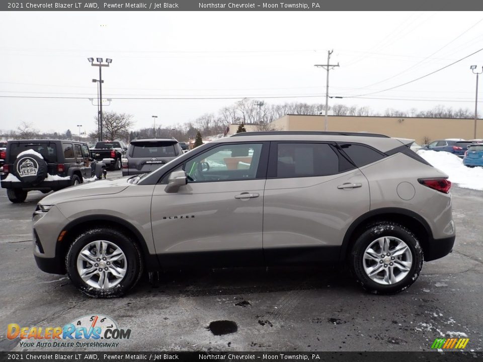 Pewter Metallic 2021 Chevrolet Blazer LT AWD Photo #2