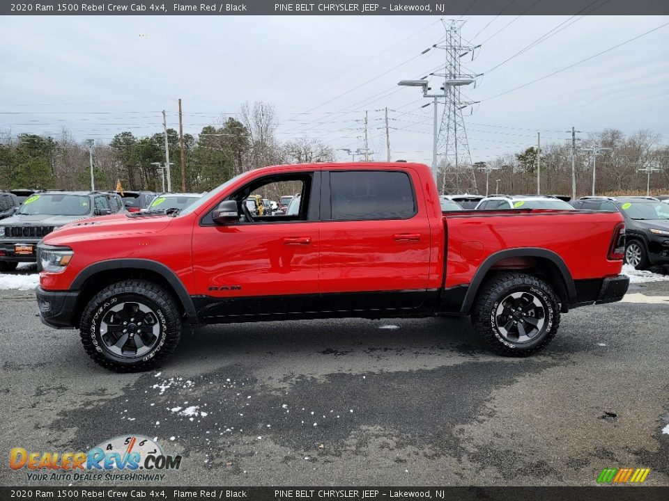 2020 Ram 1500 Rebel Crew Cab 4x4 Flame Red / Black Photo #15