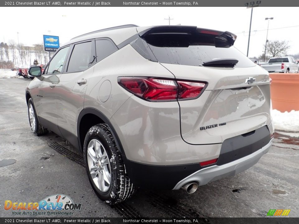 2021 Chevrolet Blazer LT AWD Pewter Metallic / Jet Black Photo #3