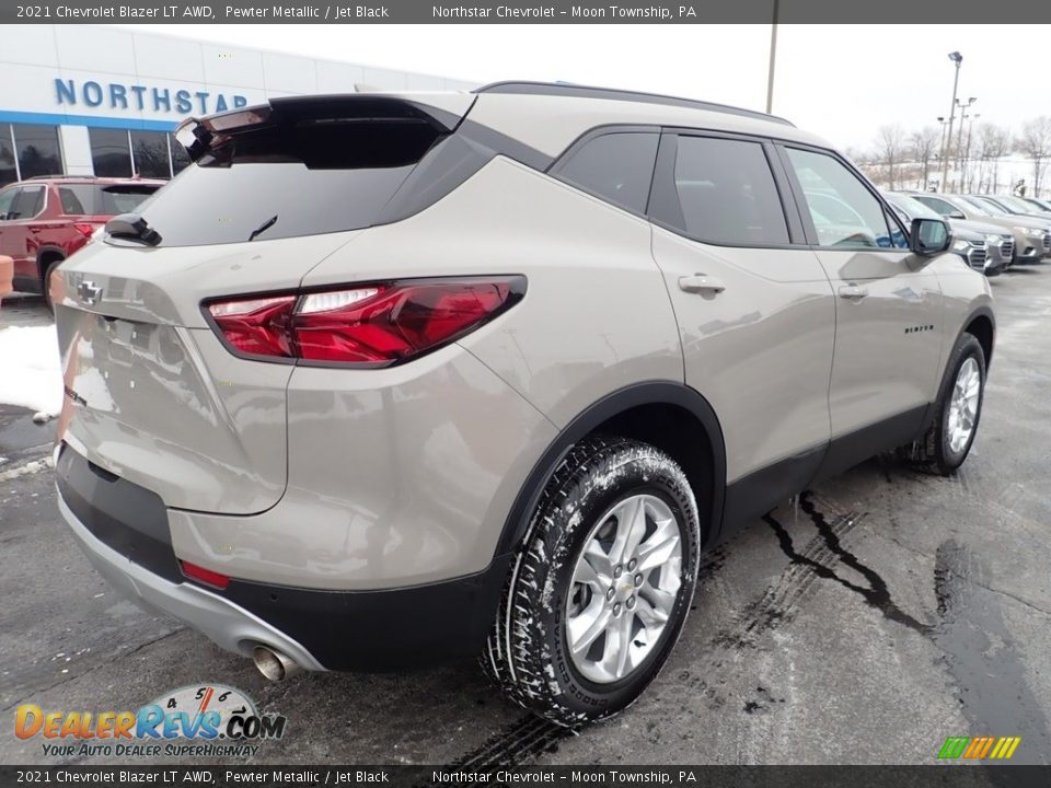 2021 Chevrolet Blazer LT AWD Pewter Metallic / Jet Black Photo #6