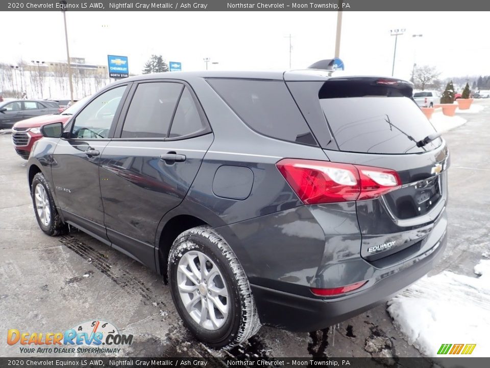 2020 Chevrolet Equinox LS AWD Nightfall Gray Metallic / Ash Gray Photo #3