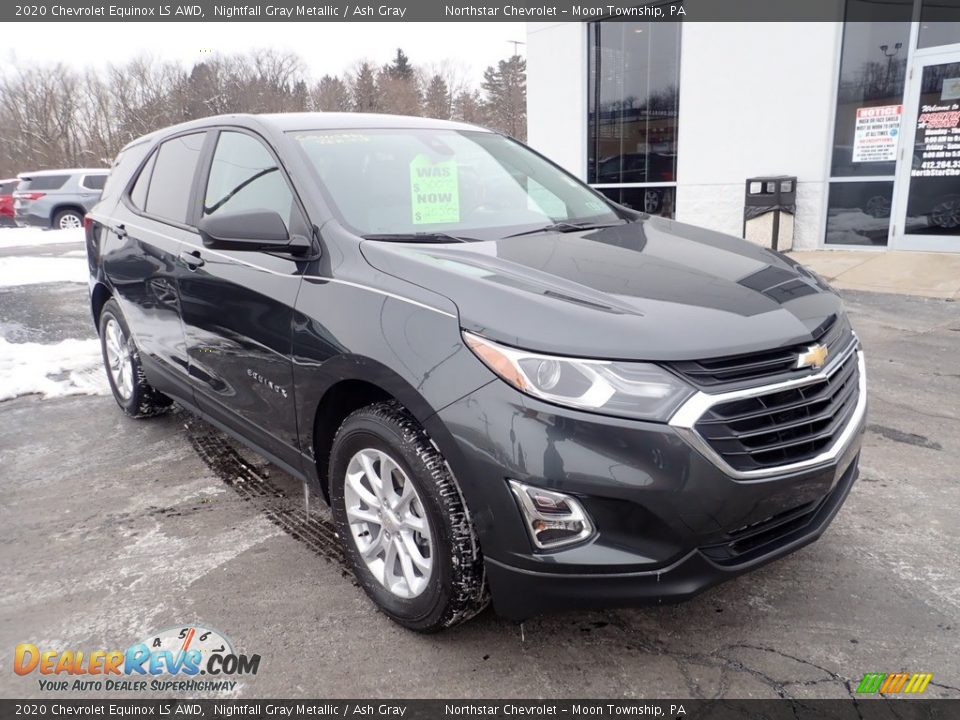 2020 Chevrolet Equinox LS AWD Nightfall Gray Metallic / Ash Gray Photo #8