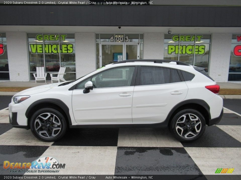 2020 Subaru Crosstrek 2.0 Limited Crystal White Pearl / Gray Photo #1