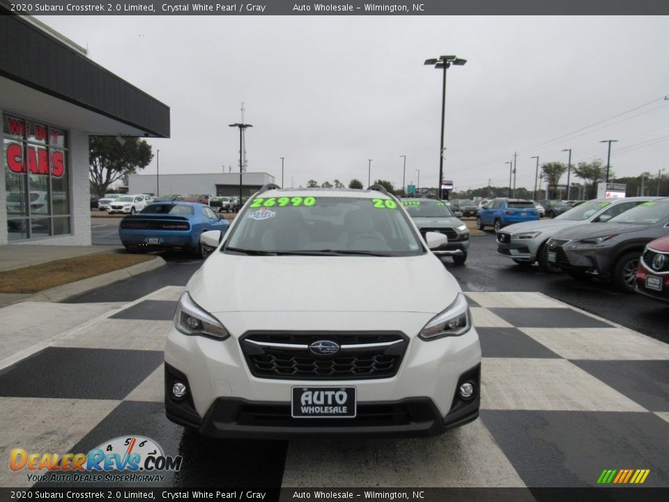 2020 Subaru Crosstrek 2.0 Limited Crystal White Pearl / Gray Photo #2