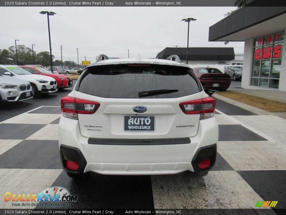 2020 Subaru Crosstrek 2.0 Limited Crystal White Pearl / Gray Photo #4