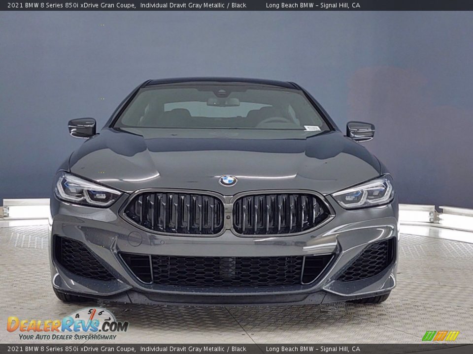 2021 BMW 8 Series 850i xDrive Gran Coupe Individual Dravit Gray Metallic / Black Photo #2