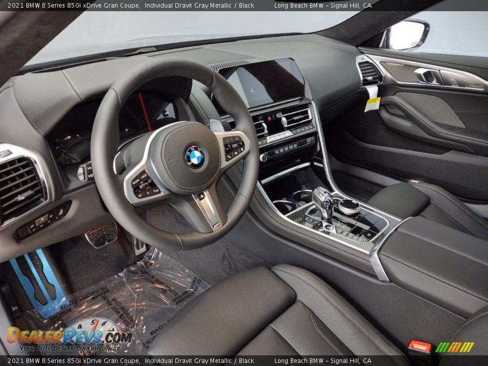 Black Interior - 2021 BMW 8 Series 850i xDrive Gran Coupe Photo #6