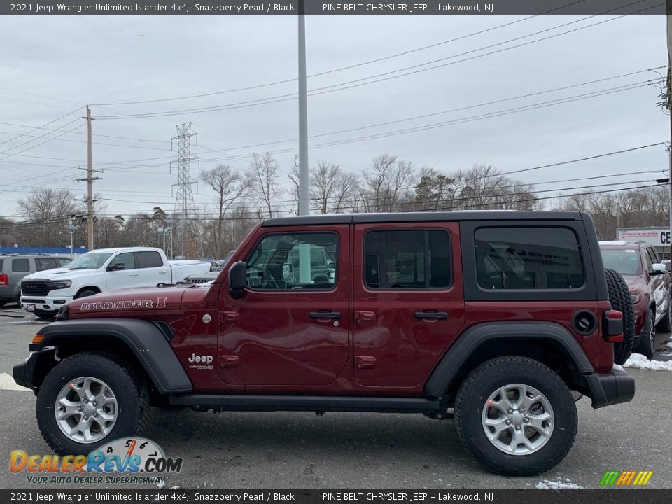 2021 Jeep Wrangler Unlimited Islander 4x4 Snazzberry Pearl / Black Photo #4