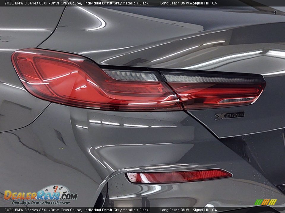 2021 BMW 8 Series 850i xDrive Gran Coupe Individual Dravit Gray Metallic / Black Photo #20