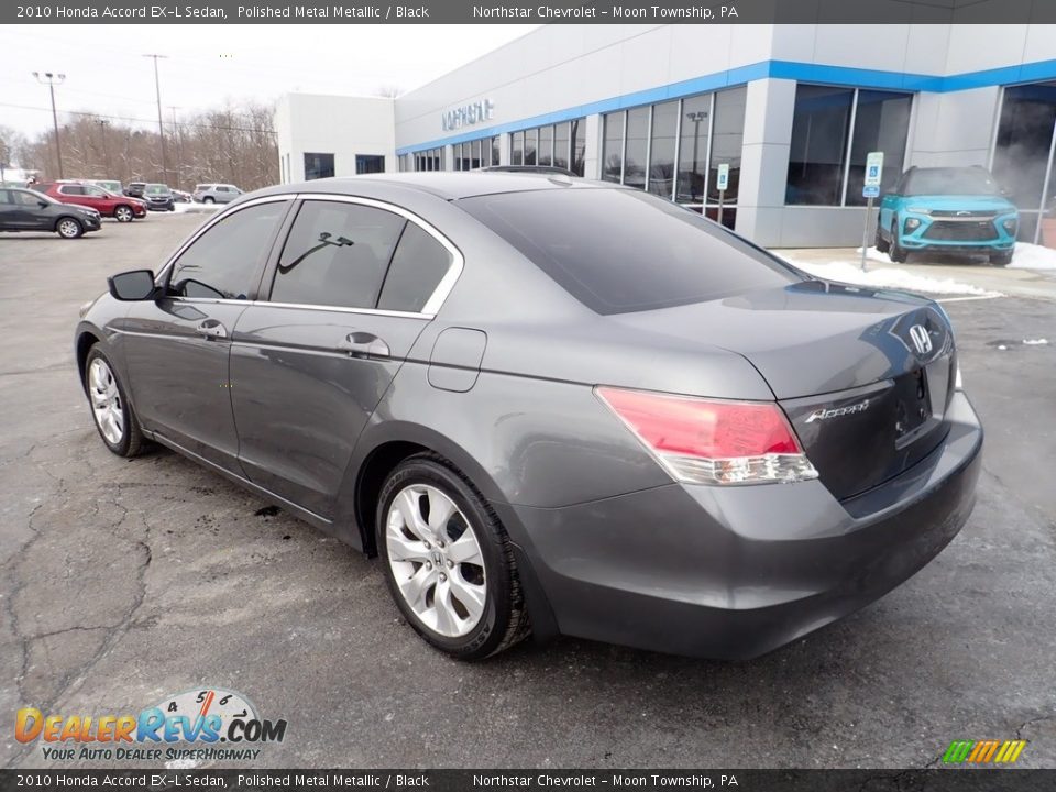 2010 Honda Accord EX-L Sedan Polished Metal Metallic / Black Photo #4