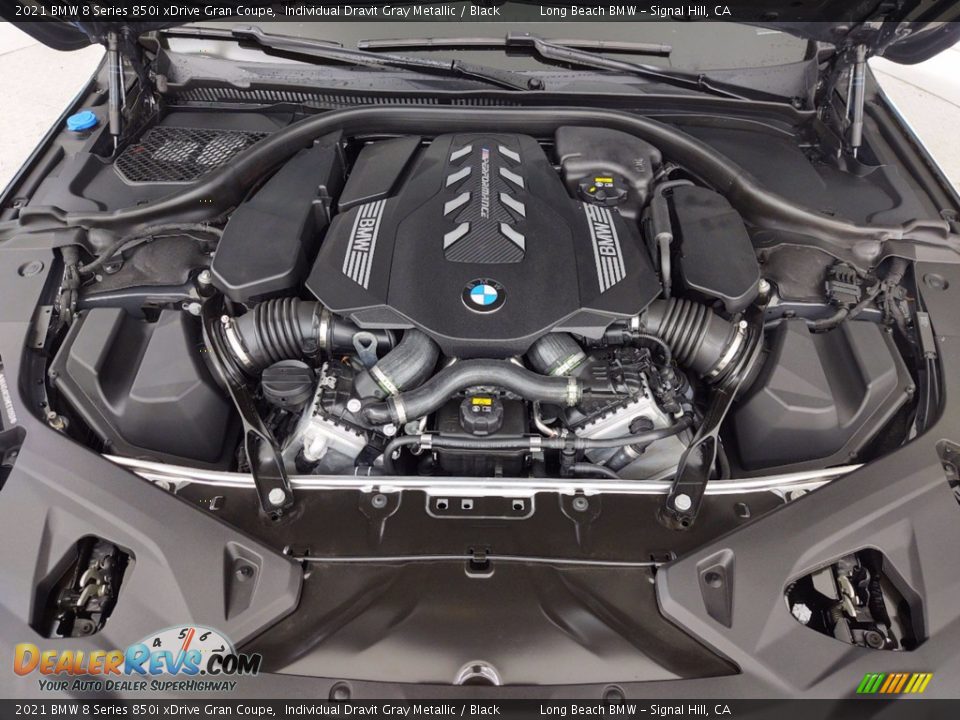 2021 BMW 8 Series 850i xDrive Gran Coupe 4.4 Liter M TwinPower Turbocharged DOHC 32-Valve VVT V8 Engine Photo #21