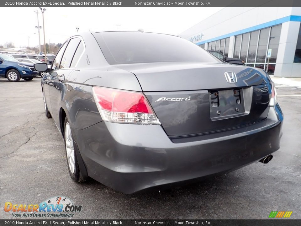 2010 Honda Accord EX-L Sedan Polished Metal Metallic / Black Photo #5
