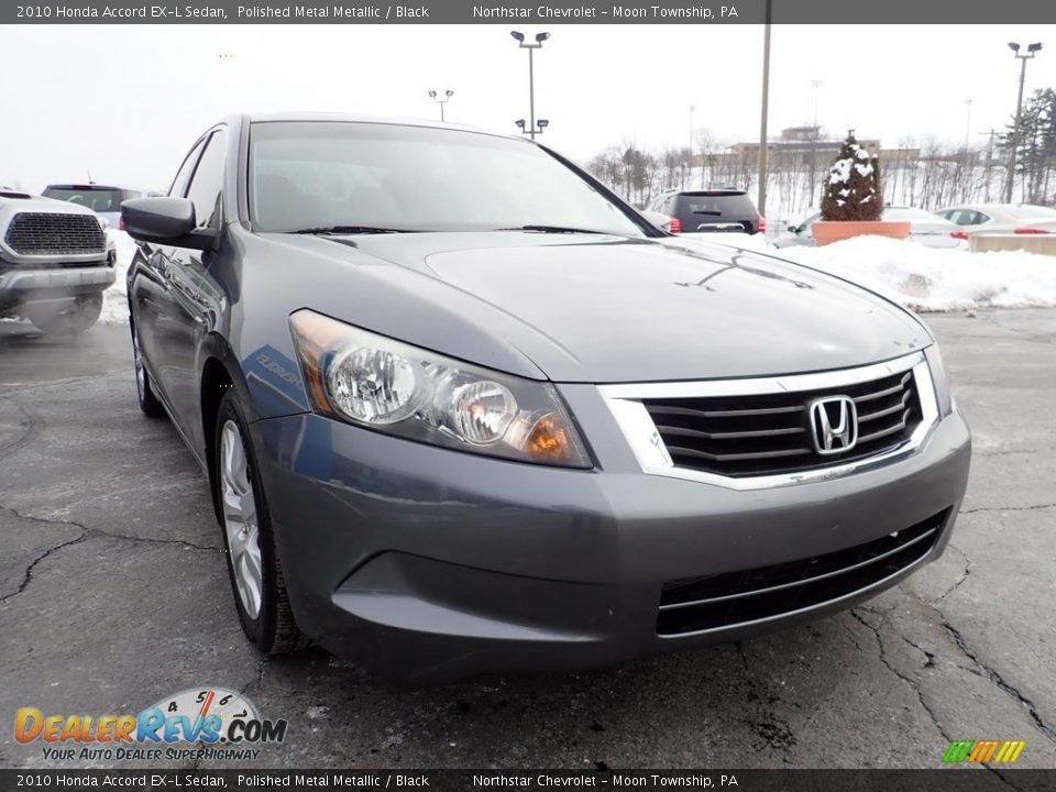 2010 Honda Accord EX-L Sedan Polished Metal Metallic / Black Photo #11