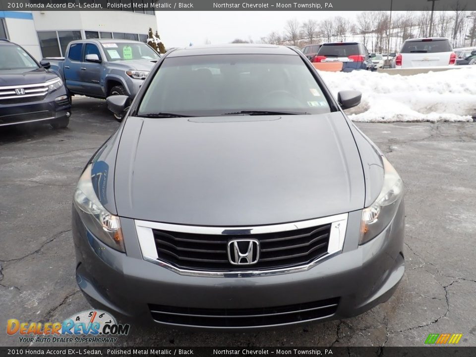 2010 Honda Accord EX-L Sedan Polished Metal Metallic / Black Photo #12