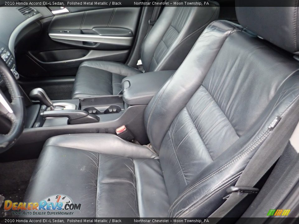 2010 Honda Accord EX-L Sedan Polished Metal Metallic / Black Photo #19