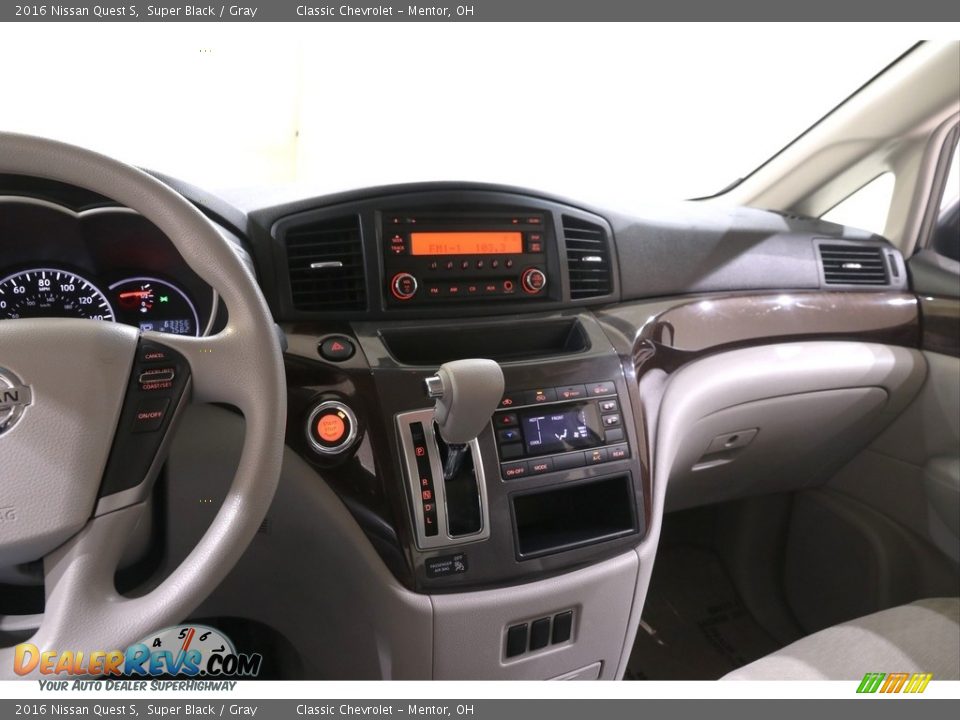 2016 Nissan Quest S Super Black / Gray Photo #9