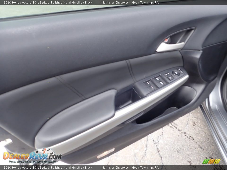 2010 Honda Accord EX-L Sedan Polished Metal Metallic / Black Photo #24