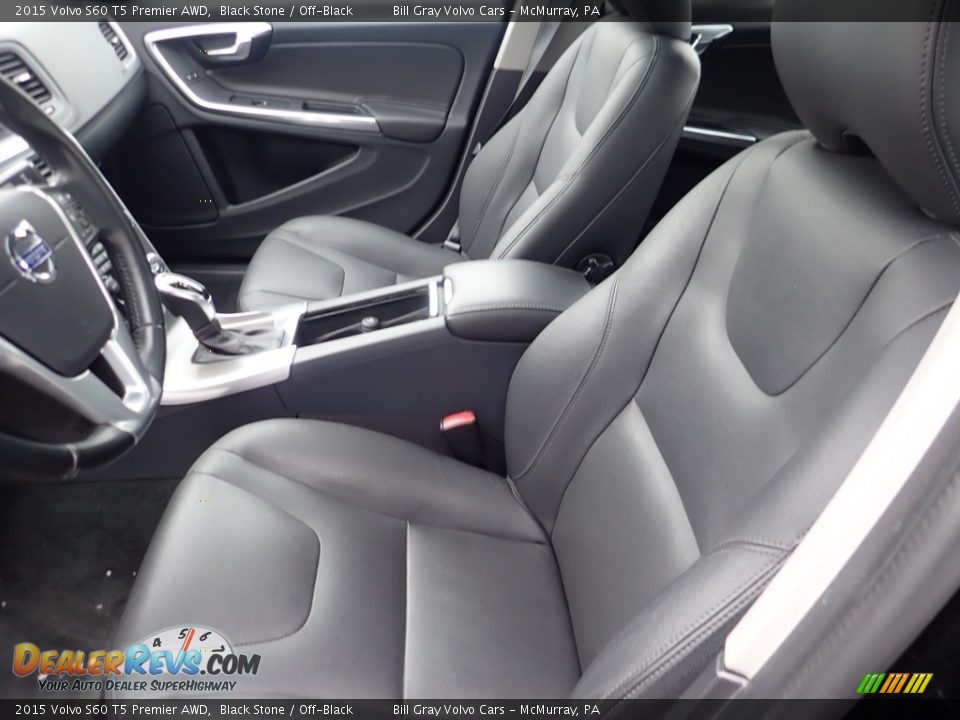 Front Seat of 2015 Volvo S60 T5 Premier AWD Photo #15