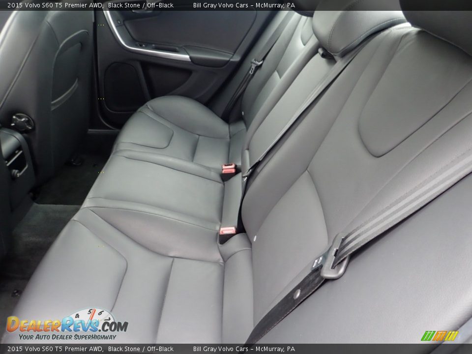 Rear Seat of 2015 Volvo S60 T5 Premier AWD Photo #16