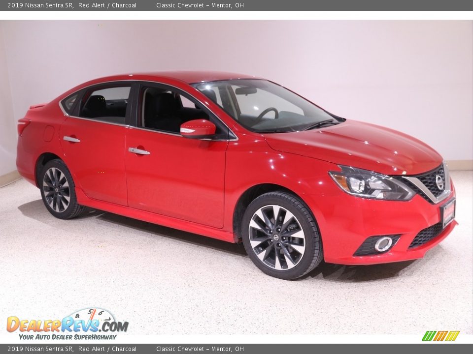 2019 Nissan Sentra SR Red Alert / Charcoal Photo #1