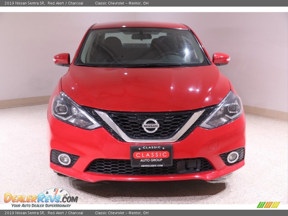 2019 Nissan Sentra SR Red Alert / Charcoal Photo #2