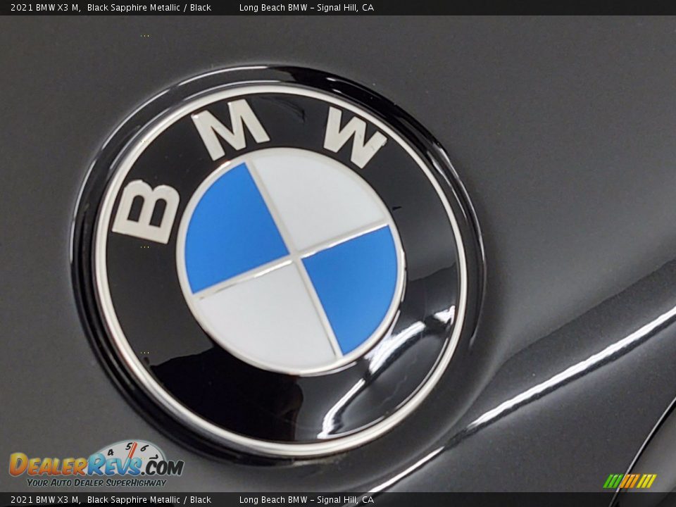 2021 BMW X3 M Black Sapphire Metallic / Black Photo #21