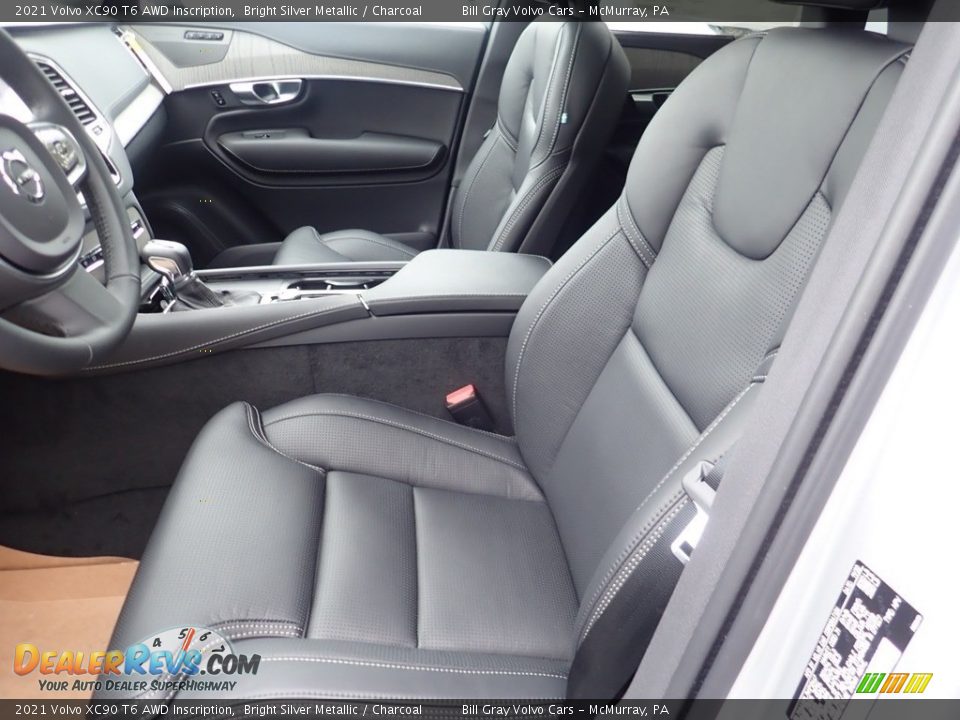 Front Seat of 2021 Volvo XC90 T6 AWD Inscription Photo #7