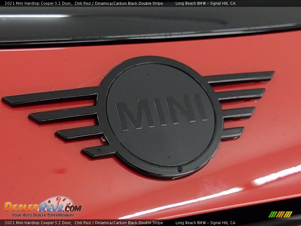 2021 Mini Hardtop Cooper S 2 Door Chili Red / Dinamica/Carbon Black Double Stripe Photo #21