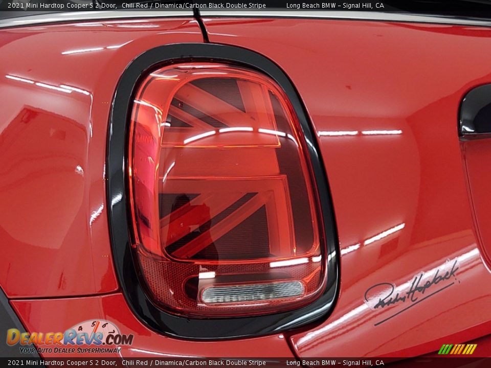 2021 Mini Hardtop Cooper S 2 Door Chili Red / Dinamica/Carbon Black Double Stripe Photo #22