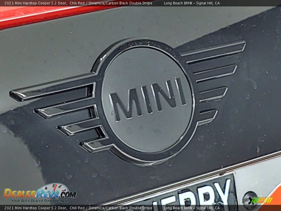 2021 Mini Hardtop Cooper S 2 Door Chili Red / Dinamica/Carbon Black Double Stripe Photo #23