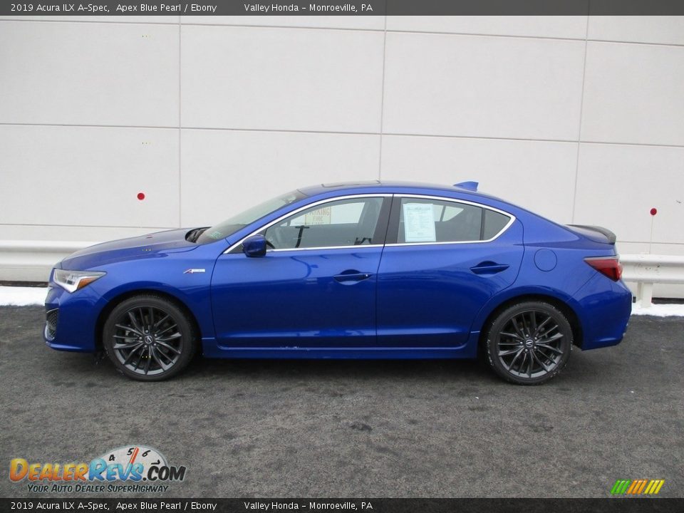 2019 Acura ILX A-Spec Apex Blue Pearl / Ebony Photo #2