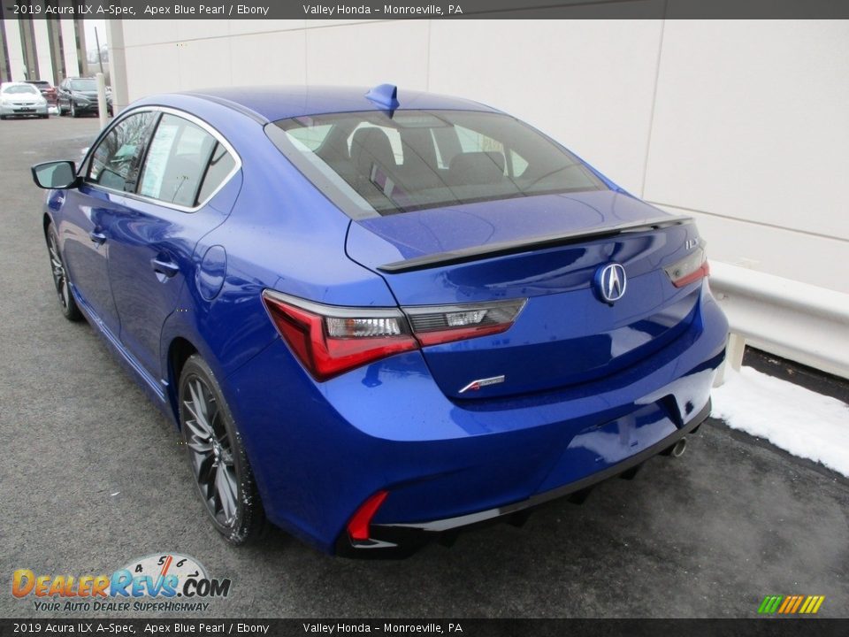 2019 Acura ILX A-Spec Apex Blue Pearl / Ebony Photo #3