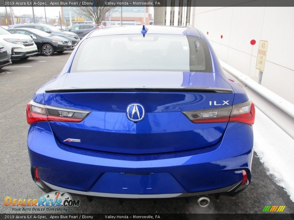 2019 Acura ILX A-Spec Apex Blue Pearl / Ebony Photo #5