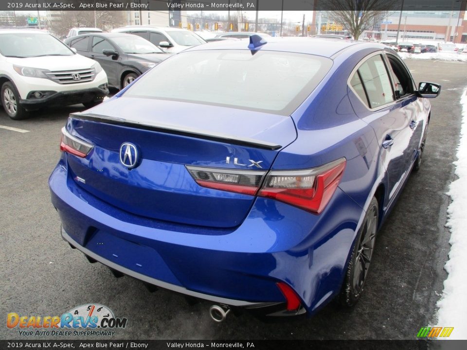 2019 Acura ILX A-Spec Apex Blue Pearl / Ebony Photo #6