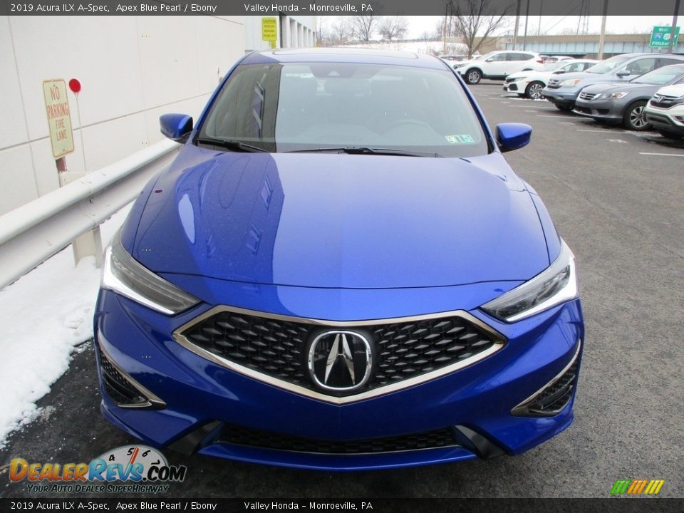 2019 Acura ILX A-Spec Apex Blue Pearl / Ebony Photo #9